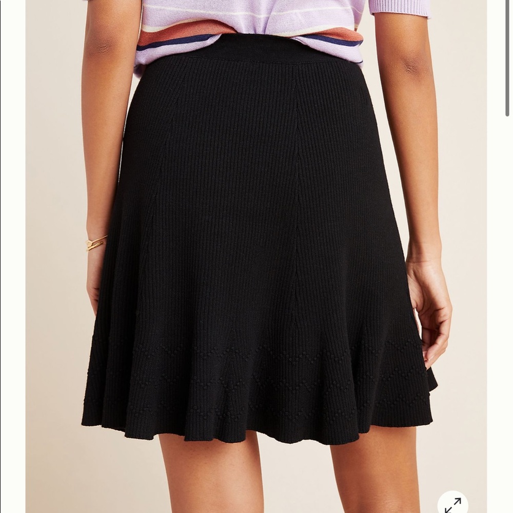 NWT Anthro Maeve Jovie ribbed sweater skirt